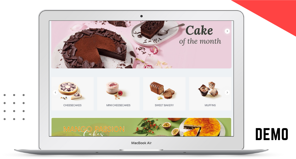 Pastries website Demo